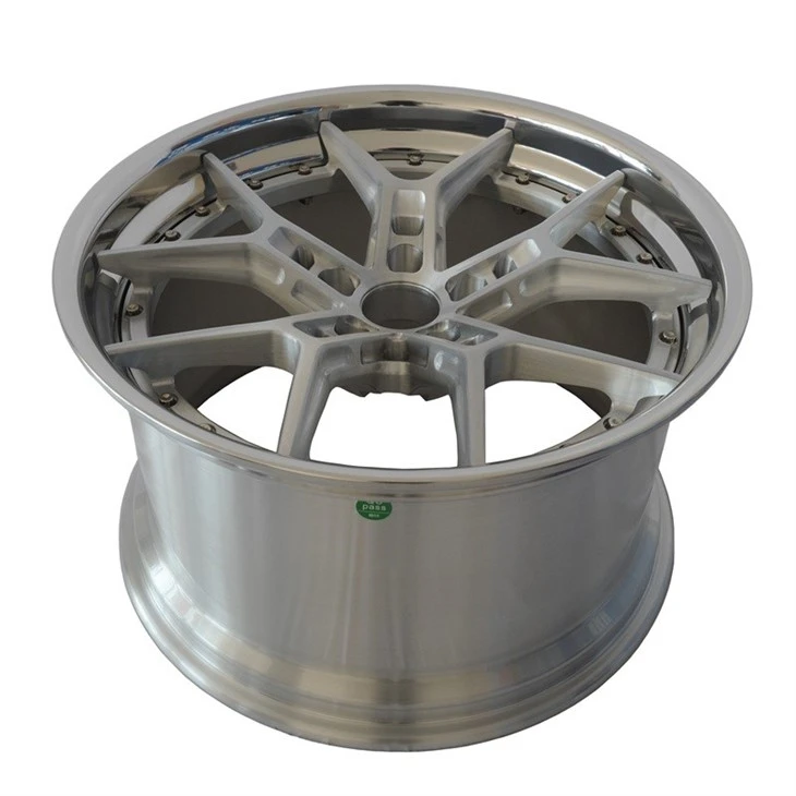 Polished And Brushed 2 Piece Concave Forged Car Wheels