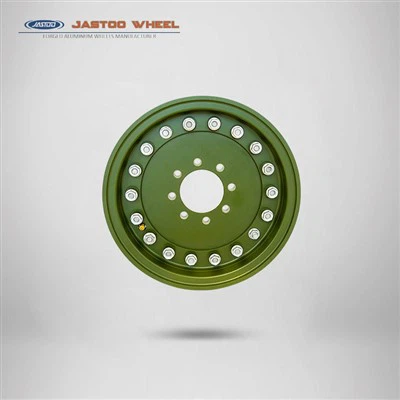 2- قطعه 18x9.5 اینچ چرخ های کامیون ارتش جعلی