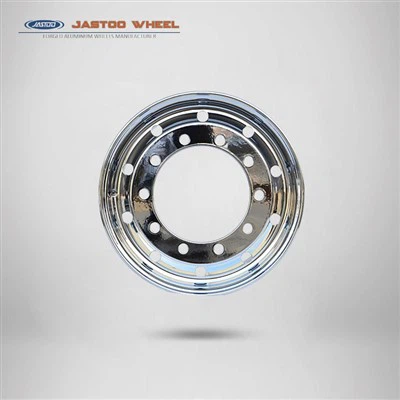22.5 × 11.75 اینچ کروم با چرخ های کامیون جعلی آلومینیومی براق روشن